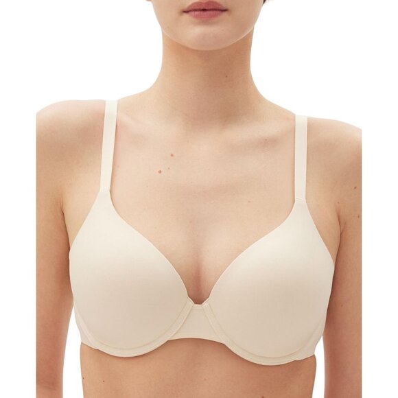 NWT Gap Body Women's Everyday Essentials T-Shirt Bra Pale Warm Pink 34D - Picture 1 of 6